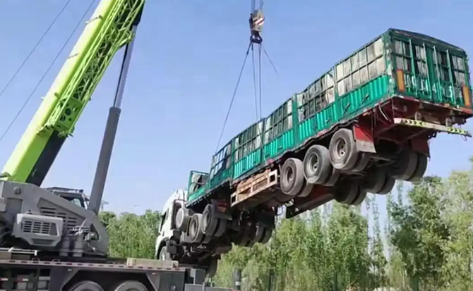 厚街镇道路脱困救援案例